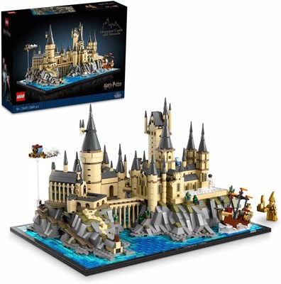 LEGO Harry Potter Hogwarts Castle and Grounds — коллекционный набор для взрослых, включающий Главную и Астрономическую башни, Большой зал, Тайную комнату и минифигурку архитектора, идея подарка на Рамадан 76419 1000000244 - фото 502649