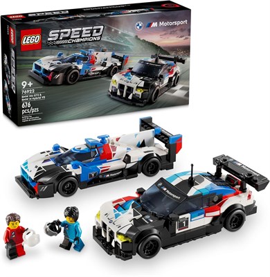 Гоночные автомобили LEGO Speed ??Champions BMW M4 GT3 и BMW M Hybrid V8, игрушка BMW для детей с 2 ??сборными моделями и 2 минифигурками водителей, идея подарка на день рождения для мальчиков и девочек от 9 лет, 76922 1000000343 - фото 502669