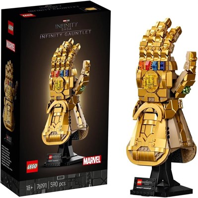 LEGO 76191 Marvel Infinity Gauntlet Set, коллекционная перчатка Таноса с камнями бесконечности, коллекционный подарок Мстителям для мужчин, женщин, для него, для нее, наборы моделей для сборки взрослыми 1000000232 - фото 502679