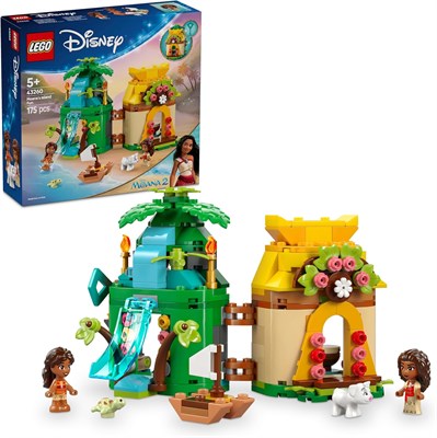 LEGO? Disney Princess Moana's Island Fun Set, сборная игрушка с 2 фигурками микрокукол и домом для творческой игры, подарок на день рождения для детей от 5 лет, девочек и мальчиков 43260 1000000631 - фото 502779