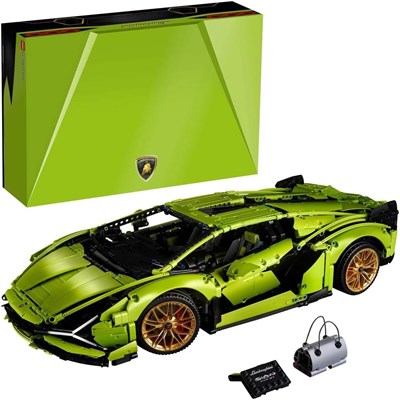 LEGO Technic Lamborghini Si?n FKP 37 (42115), увлекательный проект по сборке для взрослых, соберите и покажите эту уникальную модель LEGO Si?n FKP 37, подарок на Рамадан для женщин и мужчин (3696 деталей) 1000000283 - фото 502839