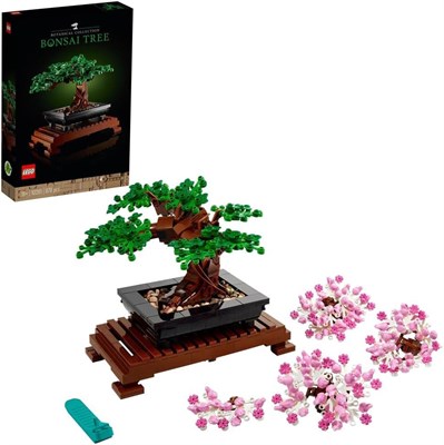 LEGO 10281 Icons Набор деревьев бонсай для взрослых, набор для декора дома с цветами, проекты «сделай сам», расслабляющее творческое занятие, идея подарка для женщин, мужчин, для нее и для него, ботаническая коллекция 1000000269 - фото 502859