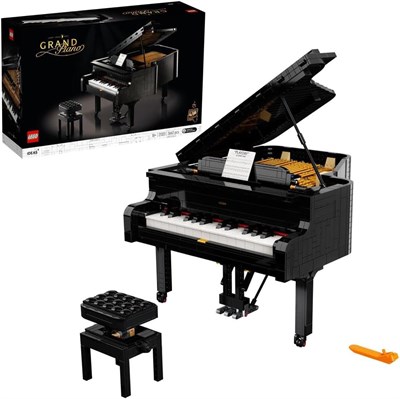 LEGO 21323 Ideas Grand Piano Model Building Set for Adults, Collectible Home Decor Kit, Gift for Music Amateurs, Men, Women, He & Her с функциями мотора и питания 1000000324 - фото 502971