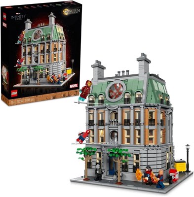 Модульный конструктор LEGO Marvel Sanctum Sanctorum 76218; коллекционный набор «Доктор Стрэндж» для взрослых любителей моделей; включает 9 культовых минифигурок; идея подарка на Рамадан для женщин и мужчин (2708 деталей) 1000000310 - фото 503011