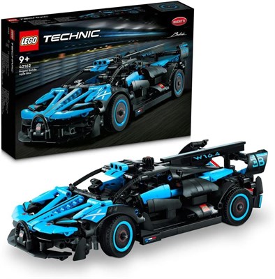 LEGO 42162 Technic Bugatti Bolide Agile Blue Car Model Building Kit, набор гоночных автомобилей для детей и любителей автоспорта, коллекция культовых автомобилей 1000000470 - фото 503051