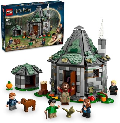 LEGO Harry Potter Hagrid’s Hut: An Unexpected Visit, игрушечный домик для детей от 8 лет, мальчиков и девочек, в комплект входят фигурки дракона и собаки, а также 5 минифигурок персонажей, включая Гермиону и Рона, идея для подарка 76428 1000000390 - фото 503148