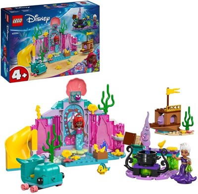 LEGO — игровой набор для сборки «Кристальная пещера принцессы Диснея Ариэль» для детей, мини-куколка Русалочки, фигурка рыбы и сундук с сокровищами, подарок для девочек и мальчиков от 4 лет 43254 1000000385 - фото 503213