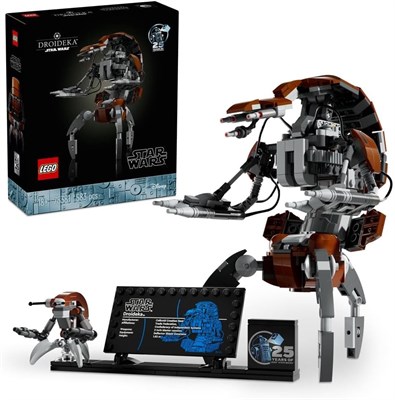 Набор LEGO Star Wars Droideka, коллекционный набор для сборки модели дроида для взрослых, демонстрационная фигурка для домашнего офиса, памятная вещь, идея подарка для мужчин, женщин, него, нее и поклонников 75381 1000000358 - фото 503315