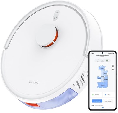 Робот-пылесос Xiaomi Mi S20 Mop and Sweep 5000Pa Мощное всасывание LDS BHR8645GB - Белый 1000000958 - фото 503490