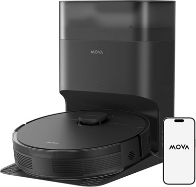 Робот-пылесос Mova S10 Plus с самоочищающейся док-станцией, силой всасывания 7000 Па, подъемной щеткой, функцией уборки без помощи рук до 90 дней с пылесборником объемом 4 л, навигацией PreciSense LiDAR, приложением и голосовым управлением 1000001017 - фото 503778