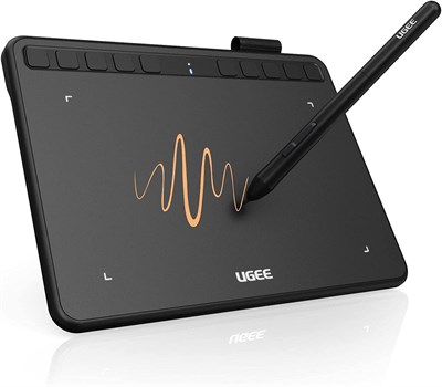 Графический планшет для рисования UGEE S640, цифровой планшет для рисования с пером, безбатарейный стилус, функция наклона, 8192 уровня чувствительности к нажатию, 10 экспресс-клавиш для Mac, ПК с Windows и Android 1000001039 - фото 503875