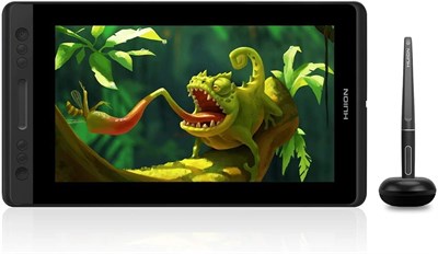Huion Kamvas Pro 12 графический дисплей с пером графический монитор полностью ламинированный графический планшет с функцией наклона экрана без батареи стилус 8192 давление пера 11,6 дюйма (GT-116) 1000001060 - фото 503980