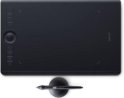 Графический планшет для рисования Wacom Intuos Pro Medium Bluetooth, 8 настраиваемых клавиш ExpressKeys, в комплект входит чувствительное к нажатию перо Pro Pen 2 8192, совместим с Mac OS и Windows, черный 1000001080 - фото 504079