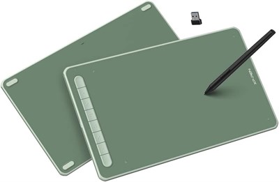 XP-PEN Deco LW графический планшет для рисования цифровая ручка беспроводной Bluetooth планшет с X3 Smart Chip Pen Функция наклона 8 клавиш быстрого доступа рабочая область 10x6 дюймов (зеленый) 1000001093 - фото 504144