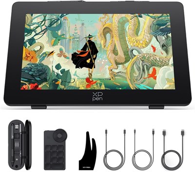 Графический планшет XPPen Artist Pro 24 Gen2 165 Гц с экраном, ?E < 1, графический планшет с полностью ламинированным AG-экраном, графический монитор с двумя перьями 16384, безбатарейный стилус, мини-клавиатура, 23,8 дюйма 1000001120 - фото 504271
