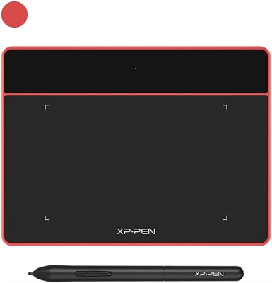 XP-PEN Deco Fun XS OSU Планшет Графический планшет для рисования 4x3 дюйма с пером без батареи (красный) 1000001125 - фото 504296