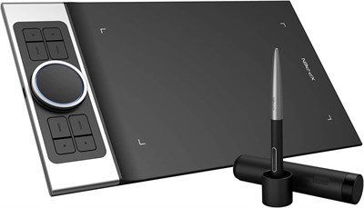 Графический планшет для рисования XP-PEN Deco Pro, ультратонкий цифровой планшет с ручкой размером 9x5 дюймов, функцией наклона, двойным колесом и 8 клавишами быстрого доступа? (8192 уровня нажатия) (маленький) 1000001144 - фото 504391
