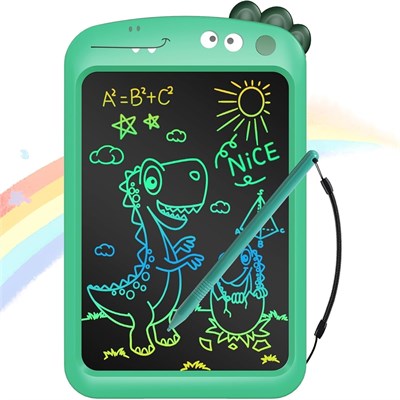 Azonee LCD планшет для письма для детей, 8,5-дюймовая ЖК-доска для рисования для малышей, цветной ЖК-планшет для рисования для девочек и мальчиков, развивающая игрушка для малышей 3-6 лет (зеленый) 1000001256 - фото 504885