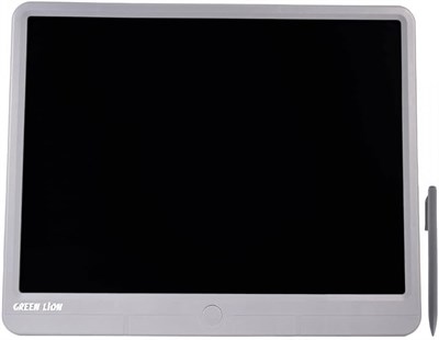 Цифровой планшет для письма Green Lion LCD с широким экраном 15 дюймов, удобный для детей, компактный и легкий, с длительным сроком службы батареи, технологией защиты глаз, подарок для детей, взрослых дома, в школе, в офисе - серый 1000001257 - фото 504890