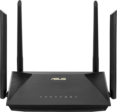 ASUS RT-AX53U (AX1800) двухдиапазонный WiFi 6 маршрутизатор с возможностью расширения, бесплатная сетевая безопасность, родительский контроль, встроенный VPN, совместимость с AiMesh, игры и потоковая передача, умный дом, USB, замена маршрутизатора 4G 5G 1000001334 - фото 505112