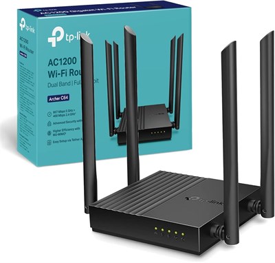 Двухдиапазонный гигабитный маршрутизатор Wi-Fi TP-Link AC1200, скорость Wi-Fi до 1200 Мбит/с, 4 порта LAN Гбит/с, расширенная безопасность с WPA3, с MU-MIMO, Beamforming и Smart Connect 1000001345 - фото 505163
