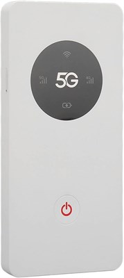 Sorandy 5G WiFi Mobile Hotspot, Nano SIM Slot 2.77Gbps DL 1.25Gbps UL 16 Devices Capacity Wireless Router 5G WiFi Router with USB Cable Pin Portable WiFi Hotspot for Travel, Home, 1000001451 - фото 505645