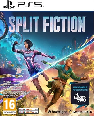 Игра Split Fiction для PS5, кооперативный приключенческий боевик для двух игроков, рейтинг PEGI 16+ 1000001499 - фото 505845