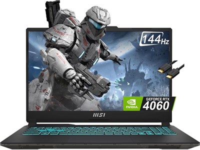 MSI Cyborg 15 Thin GF63 15,6" FHD 144 Гц (Intel 16-ядерный i7-12650H, 64 ГБ DDR5 RAM, 2 ТБ SSD, GeForce RTX 4060 8 ГБ) игровой ноутбук, веб-камера, подсветка, WiFi 6, Ethernet, кабель HDMI, Win 11 Home - 2023 1000001648 - фото 506523