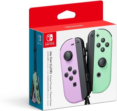 Контроллеры Nintendo 160 2 Nintendo Switch Joy-Con (пастельно-фиолетовый/пастельно-зеленый) 1000001672 - фото 506629
