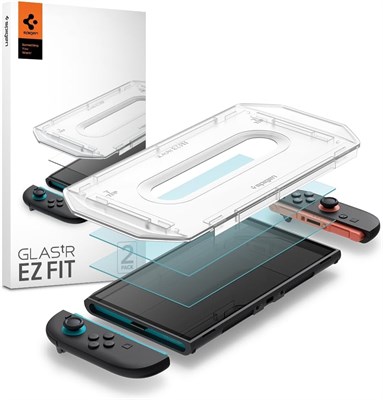 Spigen GLAStR EZ FIT, разработанный для Nintendo Switch 2 (2025), защитное стекло премиум-класса из закаленного стекла - 2 шт. в упаковке 1000001724 - фото 506860