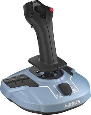 Thrustmaster TCA Sidestick Airbus Edition — эргономичный джойстик с 12 переназначаемыми кнопками и реверсом тяги для ПК 1000001760 - фото 507023