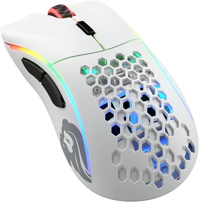 Glorious Model D Wireless Gaming Mouse - Белая беспроводная игровая мышь - Беспроводная игровая мышь - Сверхлегкая мышь - Белая эргономичная мышь - Игровая мышь Honeycomb - (матово-белая мышь) 1000001809 - фото 507247