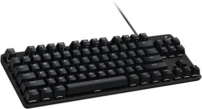 Logitech G413 TKL SE Механическая игровая клавиатура Компактная с подсветкой и тактильными переключателями, защита от фантомных нажатий, совместимость с Windows, macOS Черный алюминий, CD51918, 920-010446 1000001834 - фото 507350