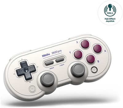 Контроллер Bluetooth 8BitDo SN30 Pro, обновление джойстика с эффектом Холла, совместимость с Switch, ПК, macOS, Android, Steam Deck и Raspberry Pi (G Classic) 1000001860 - фото 507466