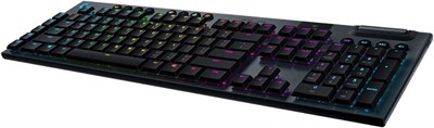 Механическая игровая клавиатура Logitech G915 LIGHTSPEED RGB, низкопрофильный тактильный переключатель клавиш GL, LIGHTSYNC RGB, расширенная поддержка беспроводной связи LIGHTSPEED и Bluetooth - тактильный 1000001889 - фото 507601