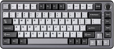 Игровая клавиатура YUNZII RT75 Rapid Trigger, магнитный переключатель с эффектом Холла, регулируемое срабатывание Esports, раскладка TKL 75% с ручкой, подсветка RGB, колпачки клавиш PBT для Mac/Win (черный, переключатель Outemu) 1000001974 - фото 507991