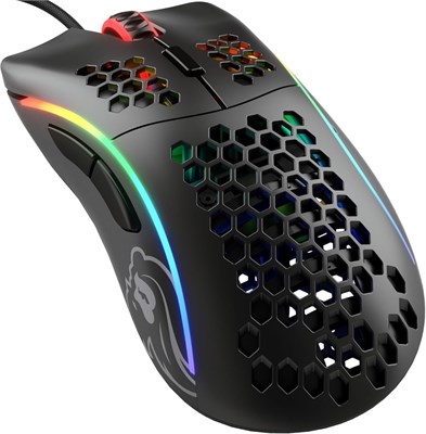 Gloriuos Black Gaming Mouse - Glorious Model D Gaming Mouse Honeycomb - Сверхлегкая мышь RGB - Мышь для ПК - 68 г - Матовая черная мышь 1000001985 - фото 508040