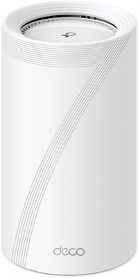 TP-Link Deco BE85 (1 упаковка), BE19000 Мбит/с, 1 порт LAN/WAN 10 Гбит/с, каналы 320 МГц, работает в диапазоне 6 ГГц, подключение до 200 устройств, VPN, WPA3, трехдиапазонная система Wi-Fi 7 Mesh 1000002006 - фото 508137