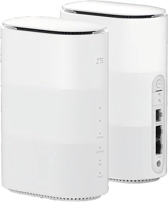 Маршрутизатор ZTE 5G CPE MC801A, быстрый WiFi 6 до 3,8 Гбит/с, 2 RJ45 Gigabit, 1 RJ11 nanoSIM, 2 x TS9 для внешней антенны, белый 1000002007 - фото 508142