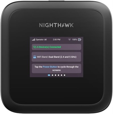 Netgear Nighthawk M3 | Маршрутизатор 5G с разблокированным слотом для SIM-карты | Портативная точка доступа WiFi для личного/бизнеса, 5G и 4G MiFi, WiFi 6, до 32 устройств, до 2,5 Гбит/с (MH3150) 1000002008 - фото 508147