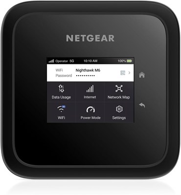 Маршрутизатор Netgear MR6150 Nighthawk M6 5G WiFi 6 с мобильной точкой доступа, разблокированный, до 2,5 Гбит/с, 2,4-дюймовый цветной сенсорный ЖК-экран, покрытие до 1000 кв. футов 1000002032 - фото 508264
