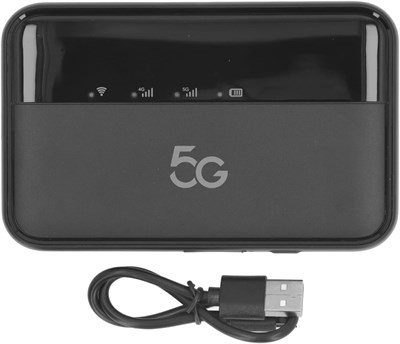 Портативная мобильная точка доступа Cryfokt 5G WiFi на 16 устройств, 10000 мАч, зарядка Type C, скорость передачи данных 2,77 Гбит/с, глобальное покрытие, 5,8 ГГц, диапазоны 3G/4G, 802.11ax, 16 устройств, карманный маршрутизатор, 5G-устройство WiFi для пу 1000002066 - фото 508418