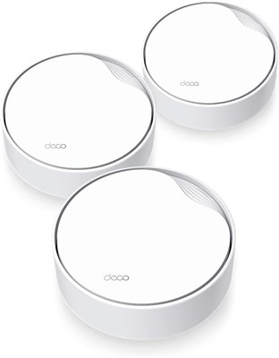 Маршрутизатор TP-Link Deco X50-PoE WiFi 6 Mesh, двухдиапазонный AX3000 Мбит/с, PoE (питание через Ethernet), порт Ethernet 2,5 Гбит/с, повторитель WiFi, точка доступа, Alexa, 3 устройства с покрытием до 600? 1000002106 - фото 508612