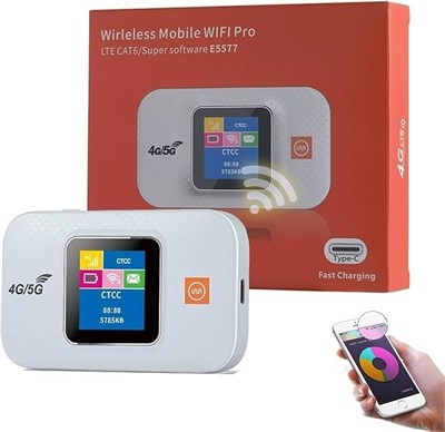 WEKUBA Мобильная точка доступа WiFi, портативный маршрутизатор со слотом для SIM-карты, карманный мини-маршрутизатор со встроенным литий-ионным аккумулятором емкостью 3000 мАч, 10 устройств подключения, портативный дорожный маршрутизатор WiFi (белый) 1000002137 - фото 508753