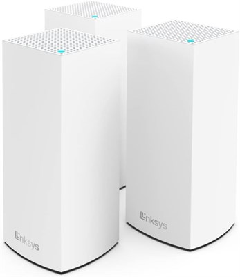 Система Linksys Atlas 6 Mesh WiFi 6 — двухдиапазонный беспроводной маршрутизатор AX3000 — расширитель WiFi со скоростью до 3,0 Гбит/с, в 4 раза быстрее для 75+ устройств и 6000 кв. футов — 3 шт. в упаковке, белый 1000002147 - фото 508796