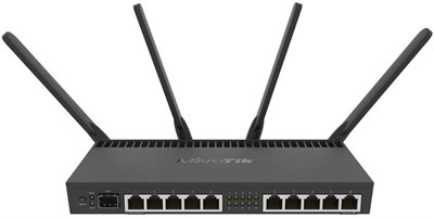 Mikrotik RB4011iGS5HacQ2HnDIN беспроводной маршрутизатор Gigabit Ethernet Dualband (2,4 ГГц 5 ГГц) черный 1000002156 - фото 508837