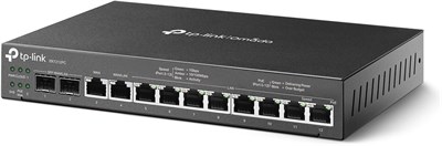 TP-Link ER7212PC | Маршрутизатор Omada, коммутатор PoE и контроллер 3-в-1 гигабитный VPN-маршрутизатор | До 4 WAN | 8 портов PoE+ LAN @ 110 Вт | Безвентиляторный | Простая установка | Балансировка нагрузки 1000002175 - фото 508913