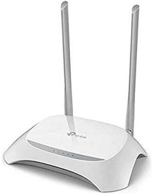 TP-Link TL-WR840N 300 Мбит/с беспроводной маршрутизатор серии N (белый/серый) 1000002238 - фото 509203