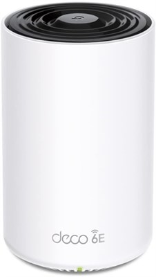 TP-Link Deco XE75 (1 шт.) 5400 Мбит/с Gigabit Mesh Wi-Fi 6 беспроводной маршрутизатор | Формирование луча | MU-MIMO OFDMA | 6 потоков | 1,7 ГГц четырехъядерный процессор, белый 1000002242 - фото 509220