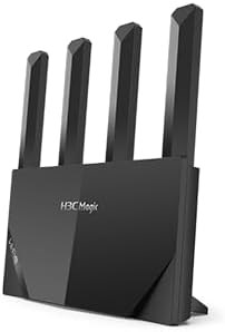 Маршрутизатор H3C Magic NX15 AX1500 двухдиапазонный гигабитный Wi-Fi 6, 4 антенны, черный 1000002310 - фото 509504
